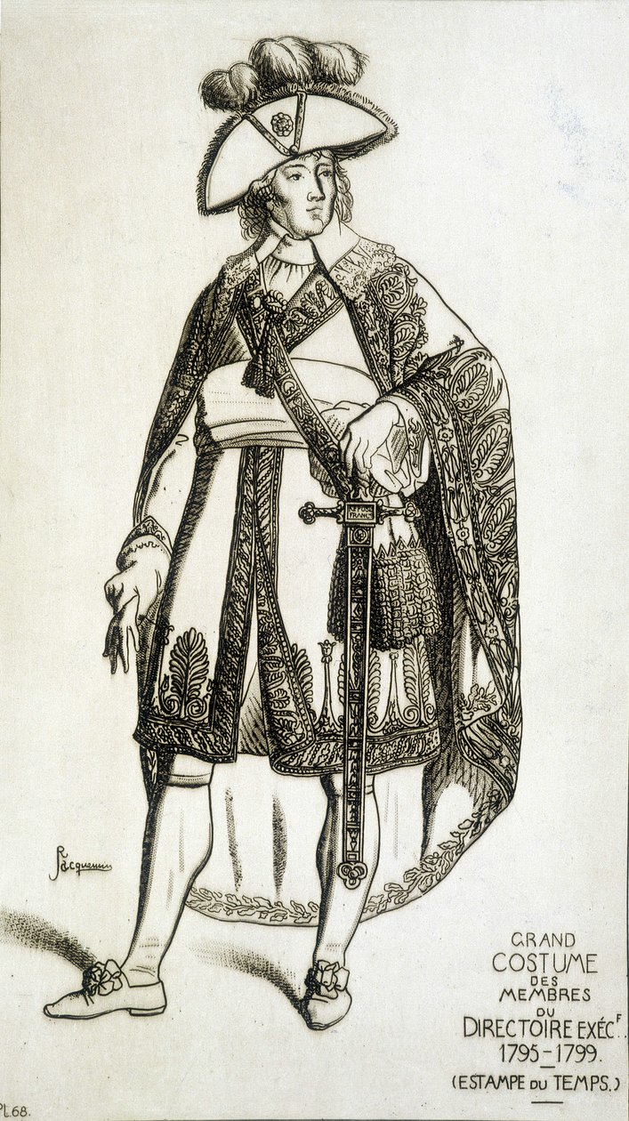 Kostýmy členů výkonné rady od Unknown artist