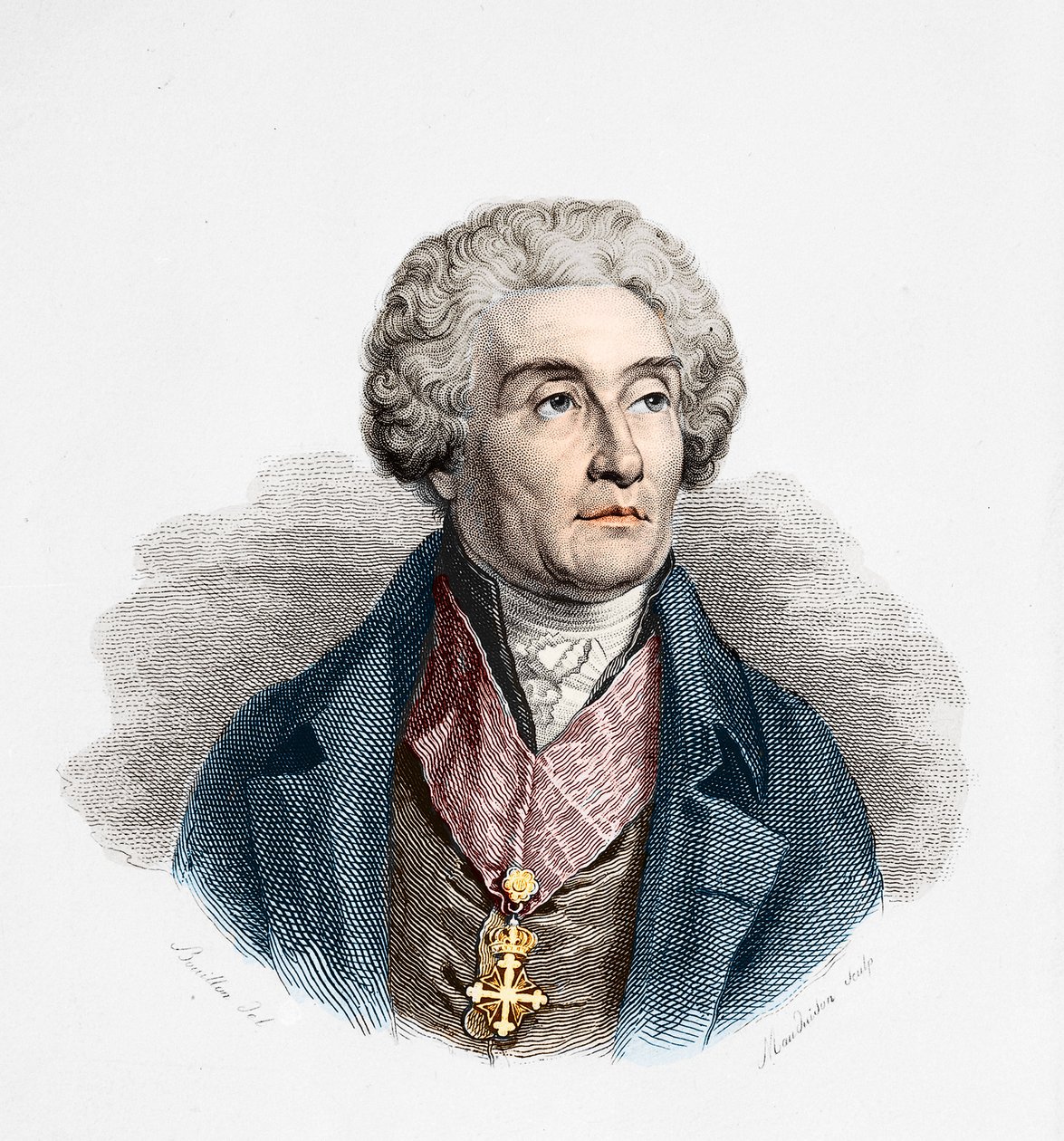 Hrabě Joseph de Maistre (1753-1821), francouzský politik, spisovatel a filozof. od Unknown artist
