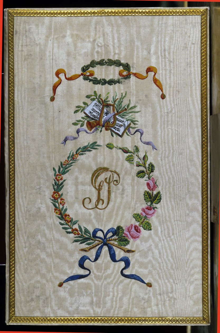 Obálka libreta „“Medee a Corinthe““ od Giovanni Simone Mayra (Johann Simon Mayr) (1763-1845), které patřilo italské zpěvačce Giudittě Pasta (viz jeho iniciály GP) Divadlo Carcano 1829 od Unknown artist