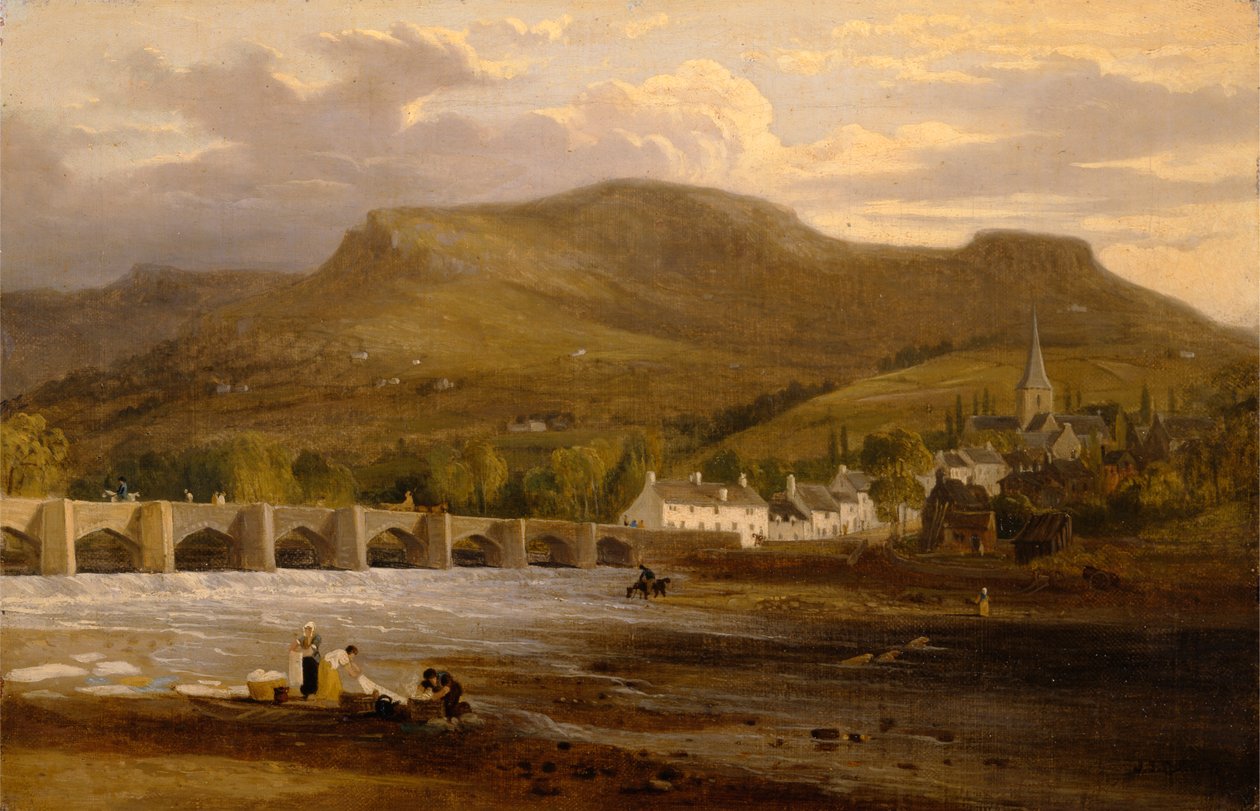 Crickhowell, Breconshire od Unknown artist