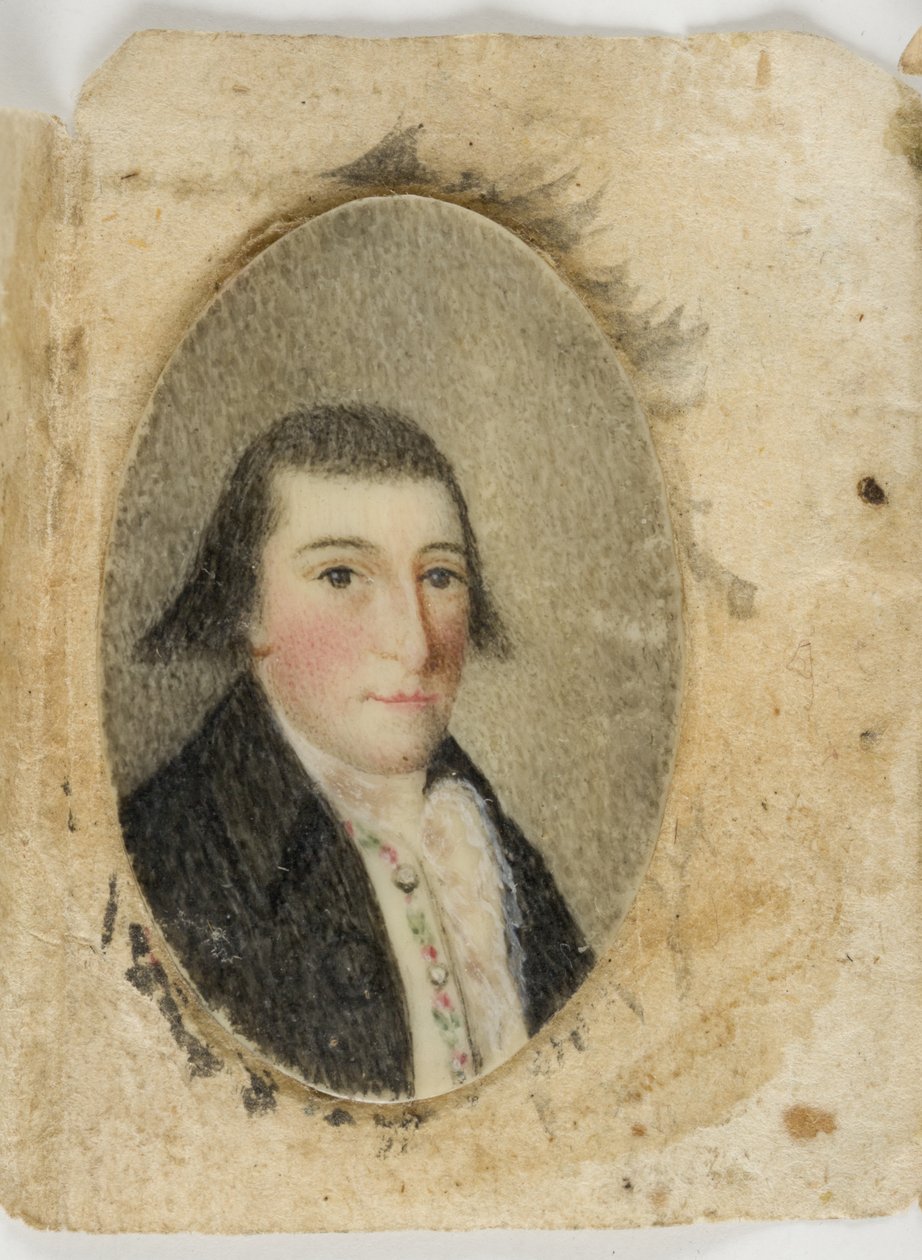 David Leonard Barnes, kolem roku 1789 (akvarel na slonovině) od Unknown artist