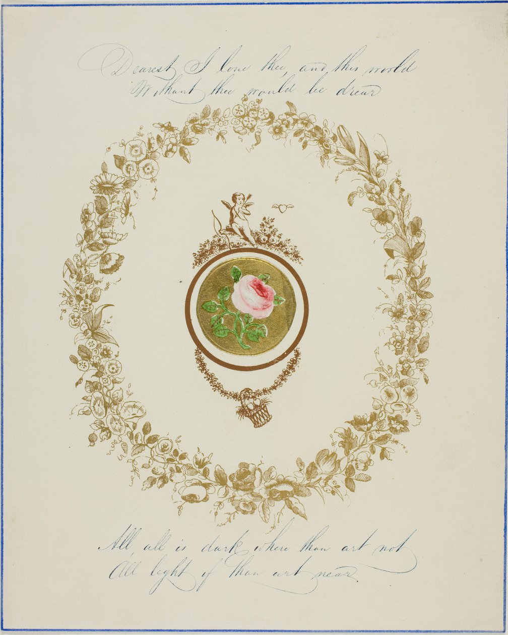 Dearest, I Love Thee (valentýnka) od Unknown artist