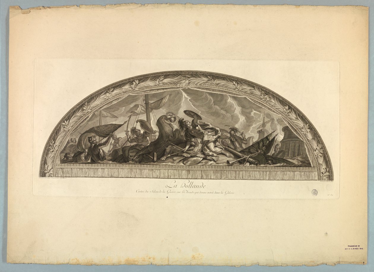 Dekorace od Lebruna a Mignarda na paláci ve Versailles od Unknown artist
