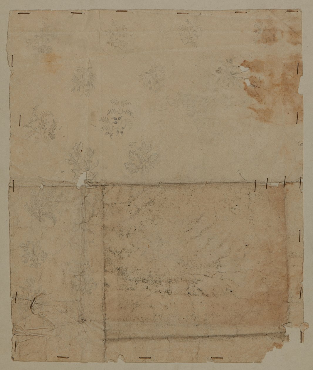 Kresba návrhu, konec 18. století od Unknown artist