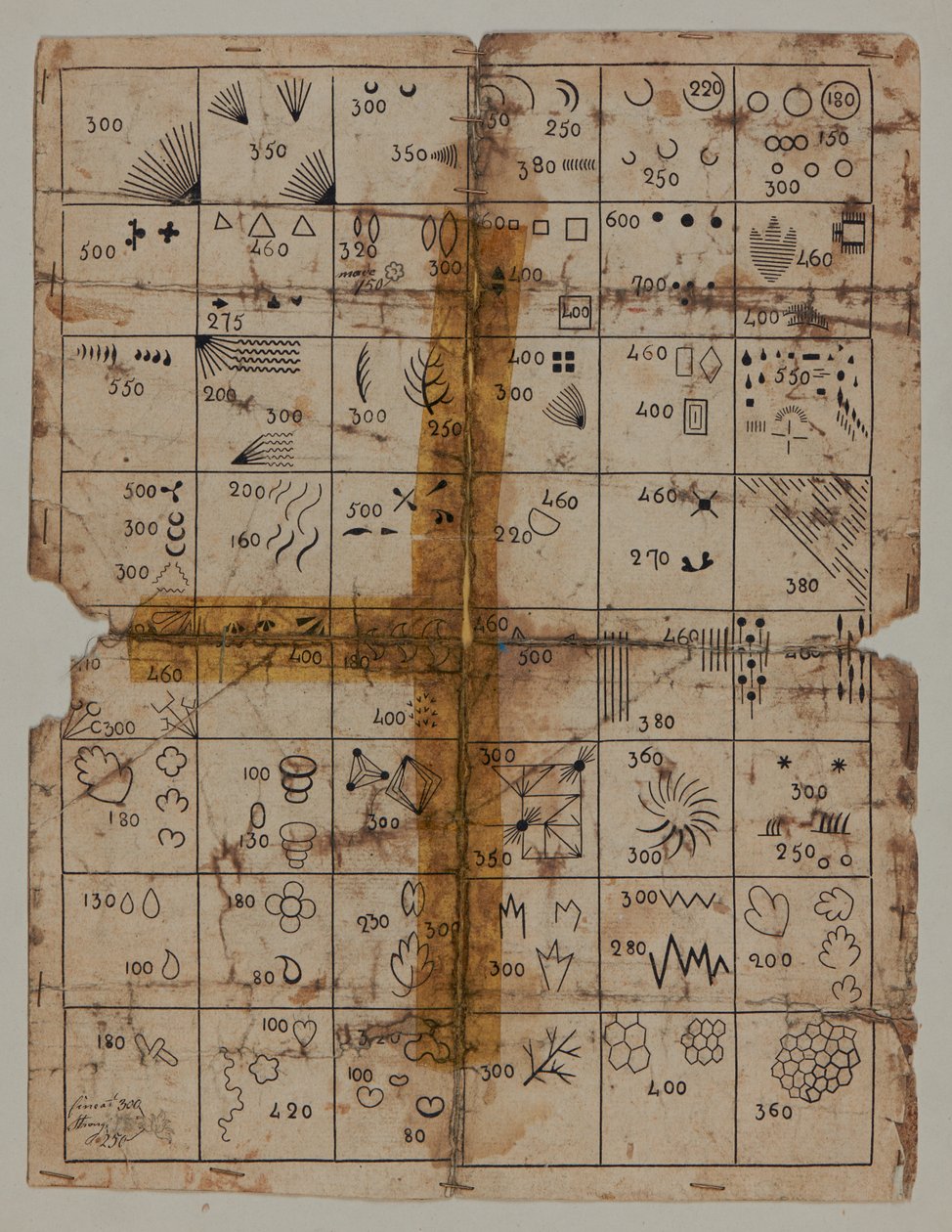 Kresba návrhu, konec 18. století od Unknown artist