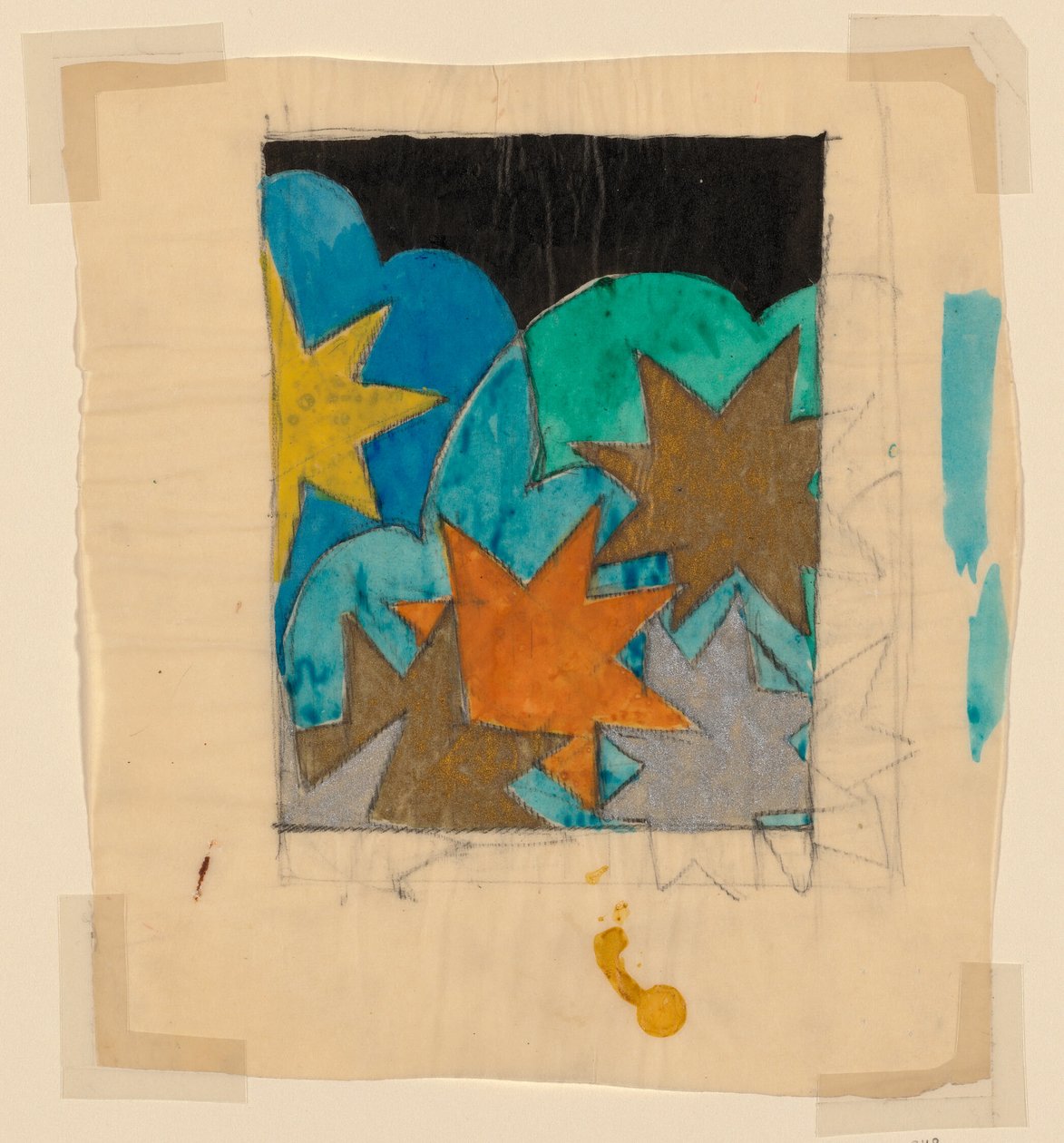 Design pro textil nebo tapetu od Unknown artist
