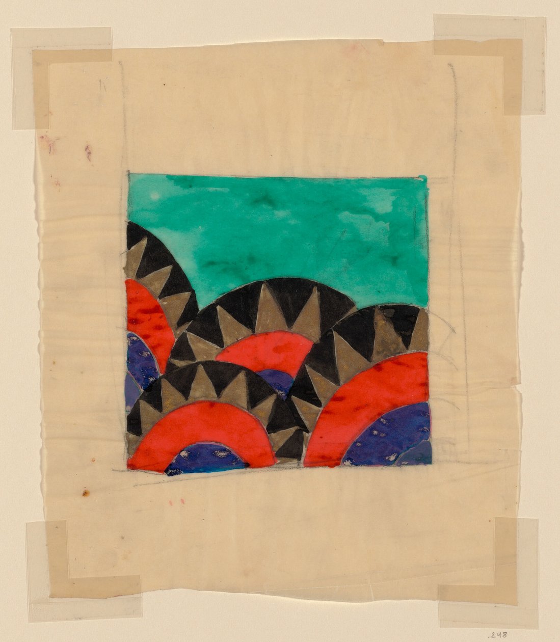 Design pro textil nebo tapetu od Unknown artist