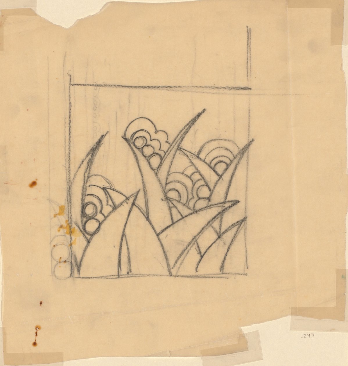 Design pro textil nebo tapetu od Unknown artist
