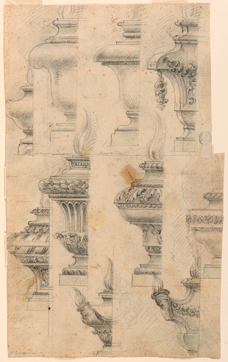 Designy pro balusterové vázy od Unknown artist