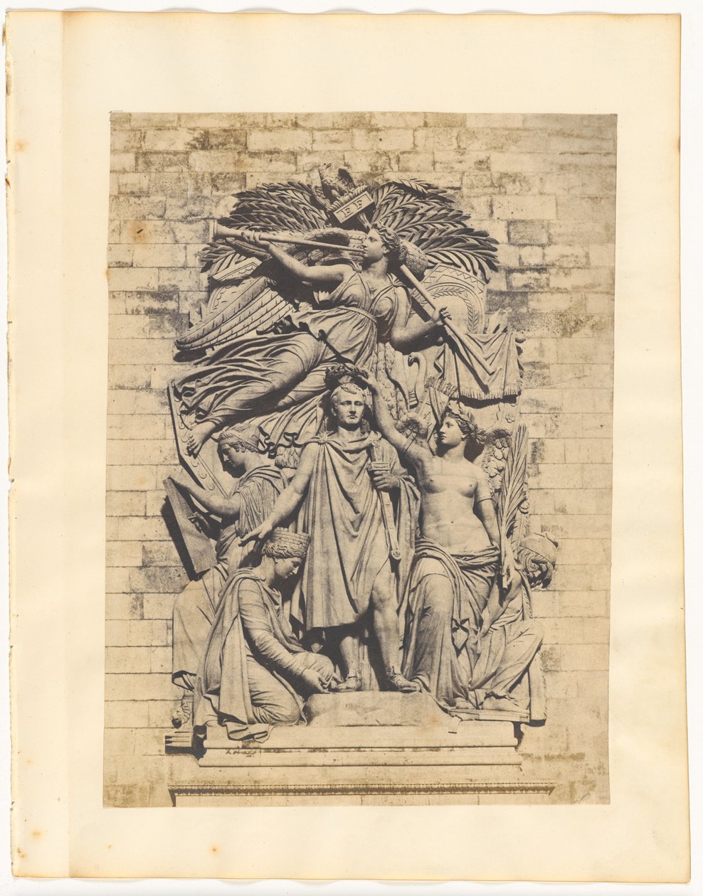 [Detail "Le Triomphe" na Vítězném oblouku] od Unknown artist