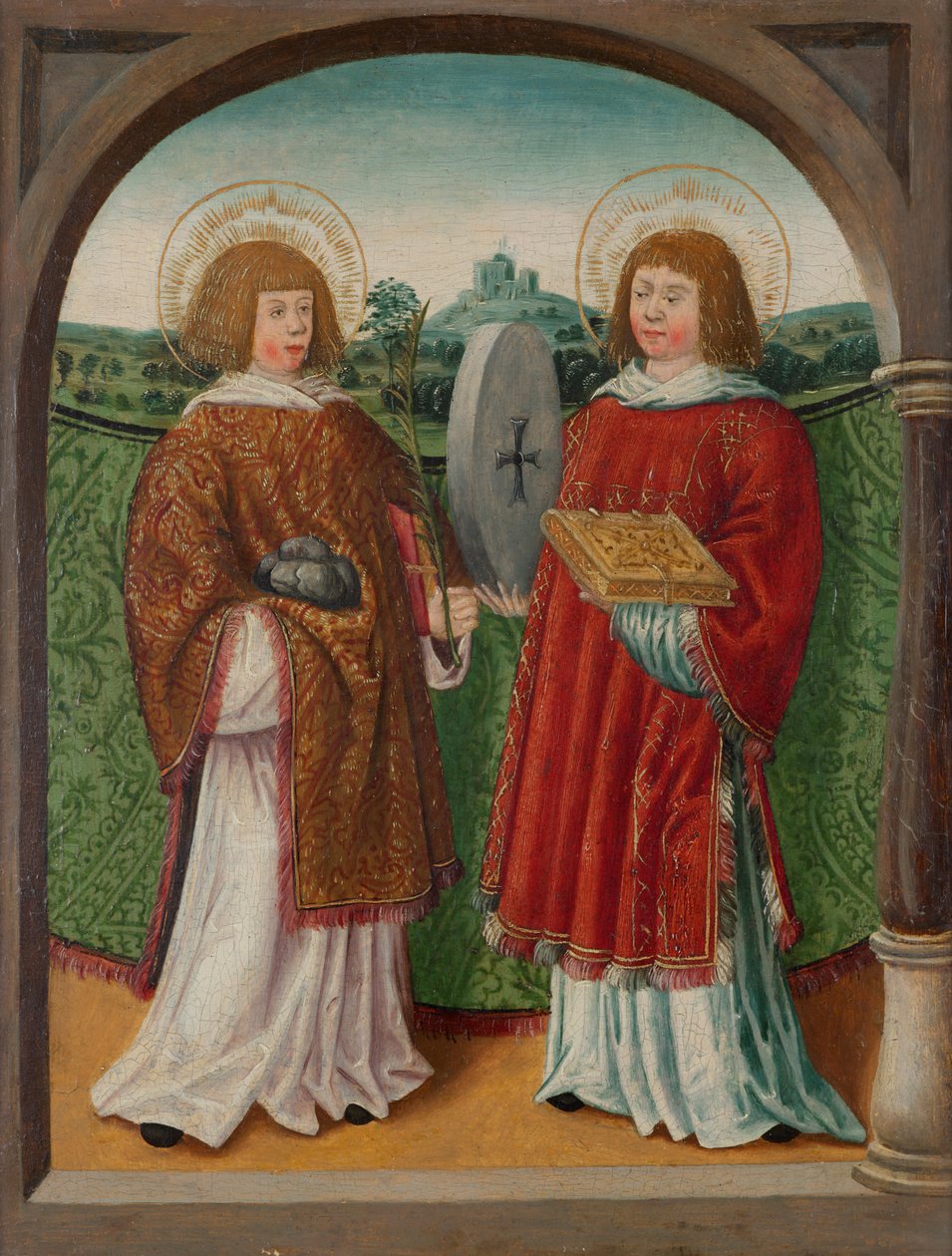 Svatý Štěpán a svatý Florián () od Unknown artist