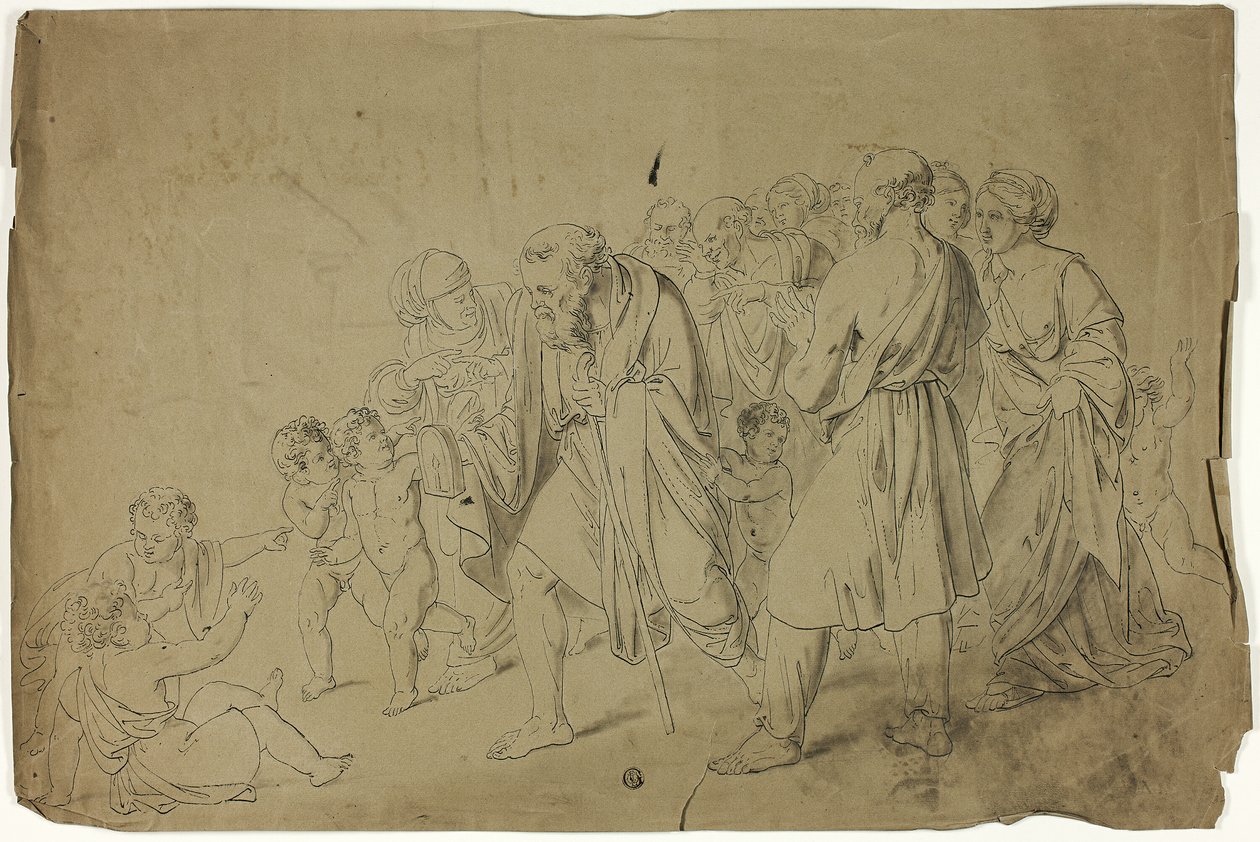 Diogenes hledá čestného muže od Unknown artist
