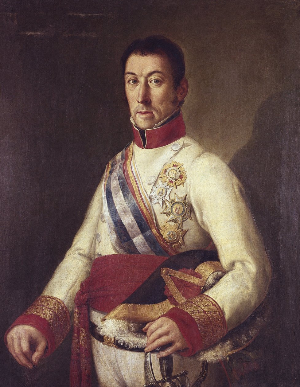 Elio, Francisco Javier de (1767-1822). Španělská absolutistická armáda, guvernér Montevideo (malba) od Unknown artist