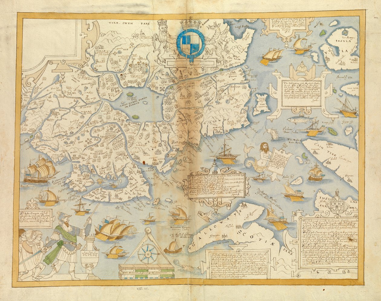 Východní část Ulsteru, asi 1594-1603 (položeno na plátně) od Unknown artist