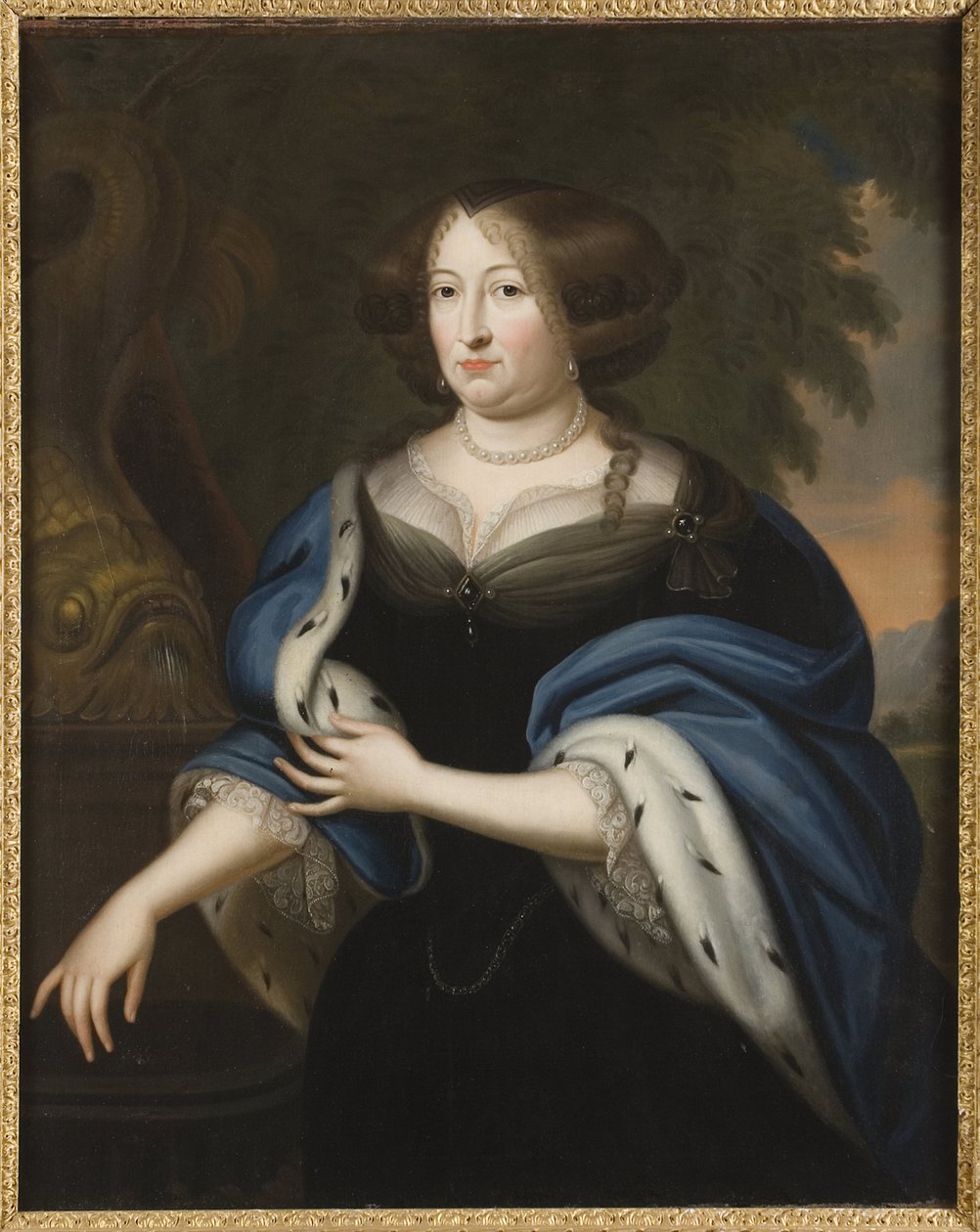 Hedwig Sophie Braniborská - Portrét markraběnky Hedviky Sophie Braniborské od Unknown artist