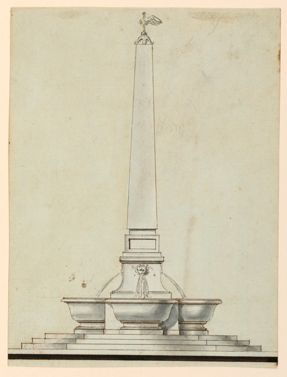 Nadmořská výška fontány od Unknown artist