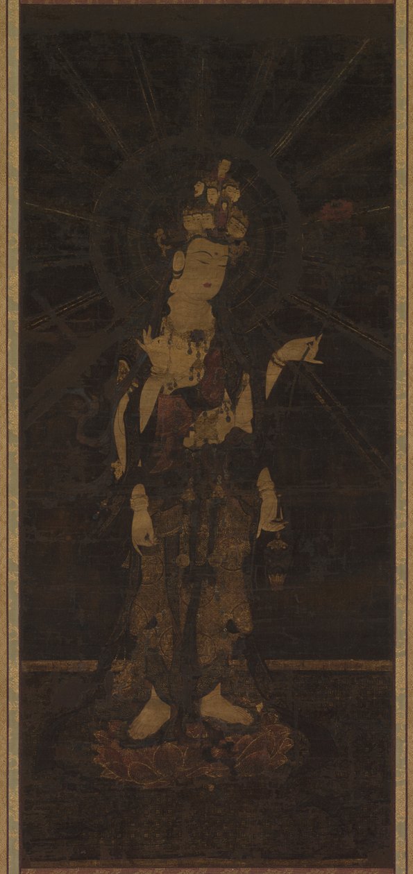 Jedenáctihlavý Kannon od Unknown artist