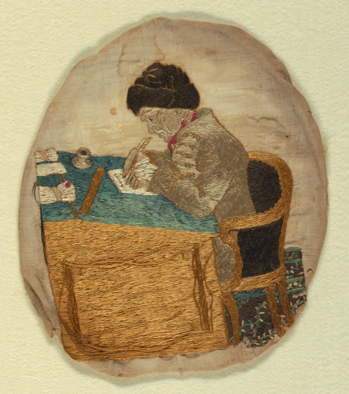 Vyšívaný obrázek od Unknown artist