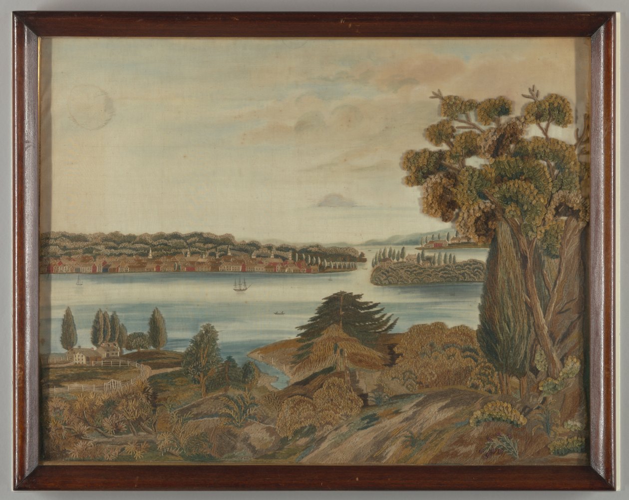 Vyšívaný obrázek od Unknown artist