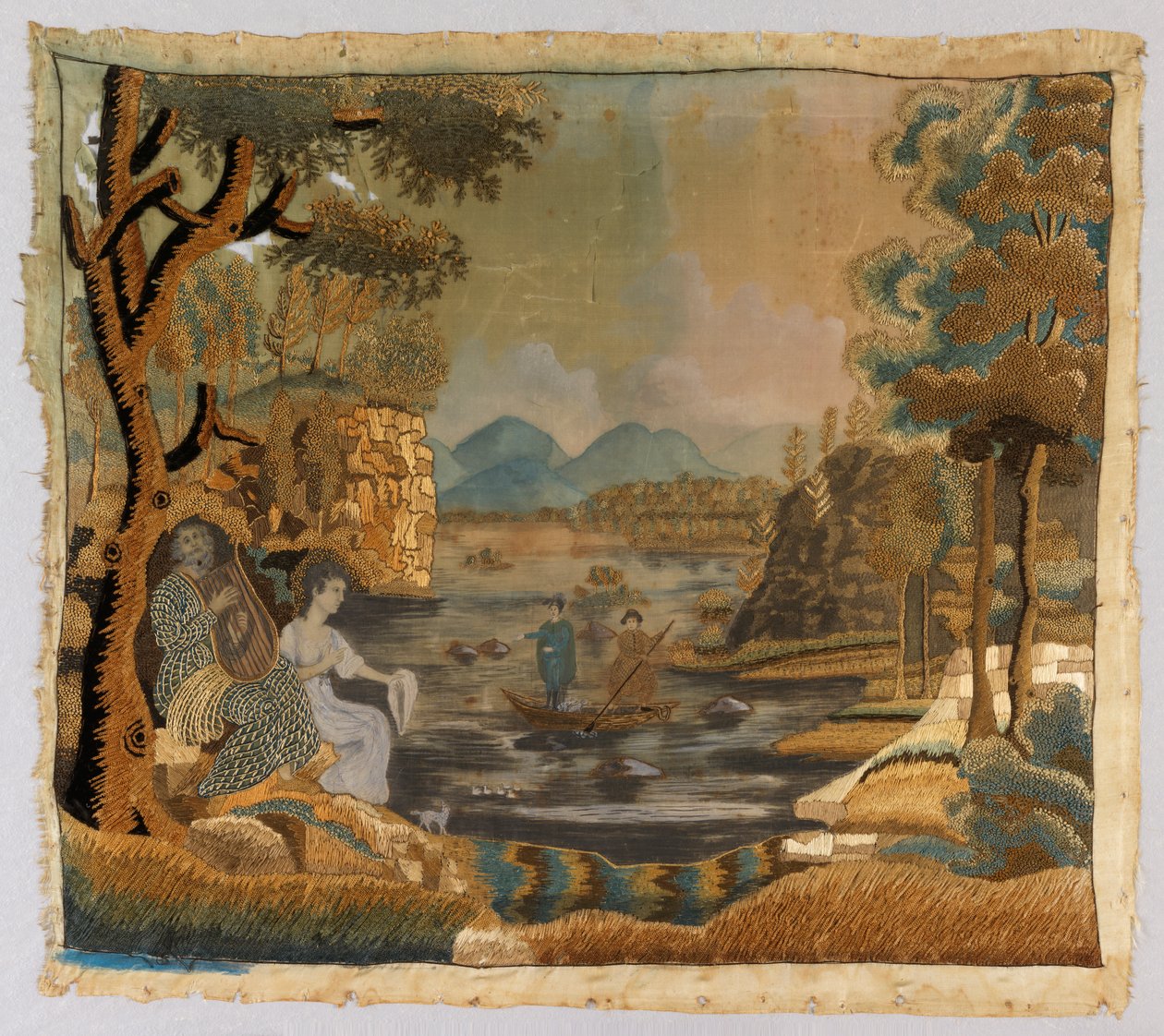 Vyšívaný obrázek od Unknown artist
