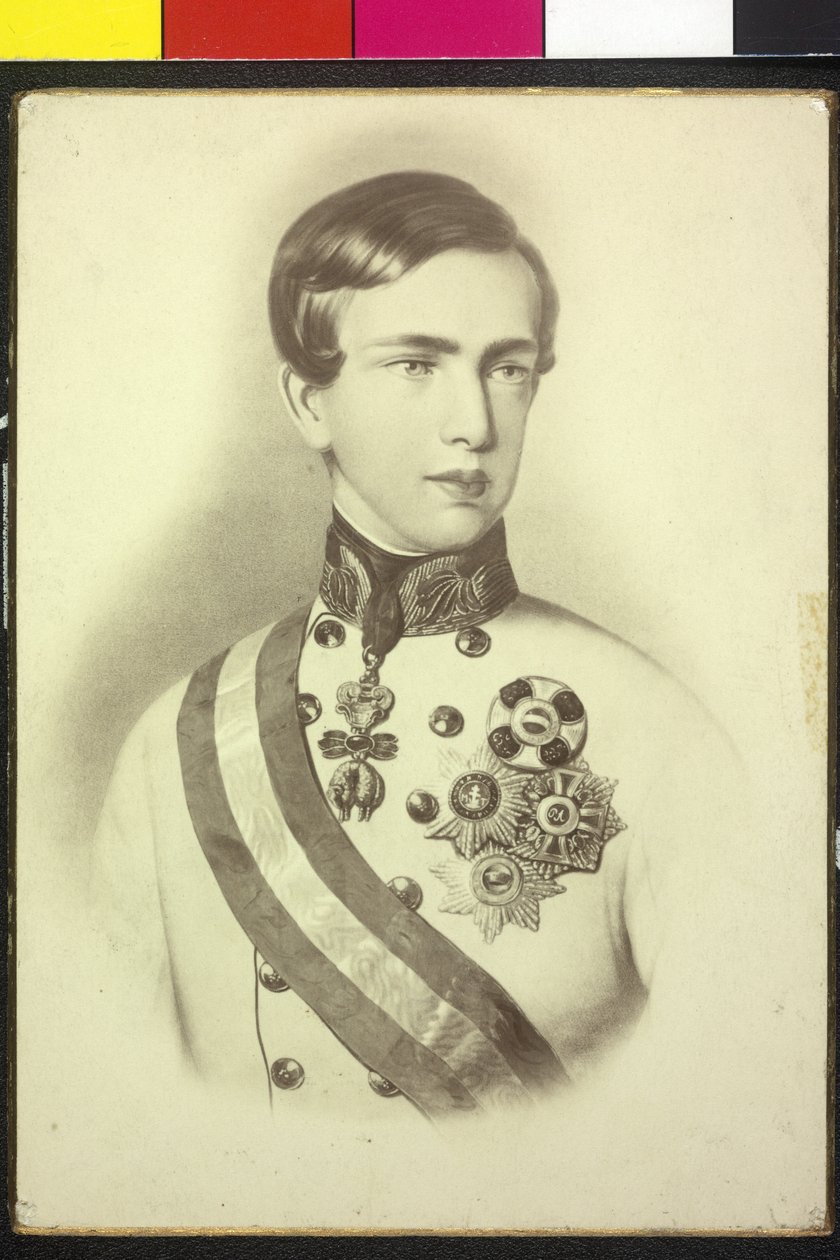 Rakouský císař František Josef I. od Unknown artist