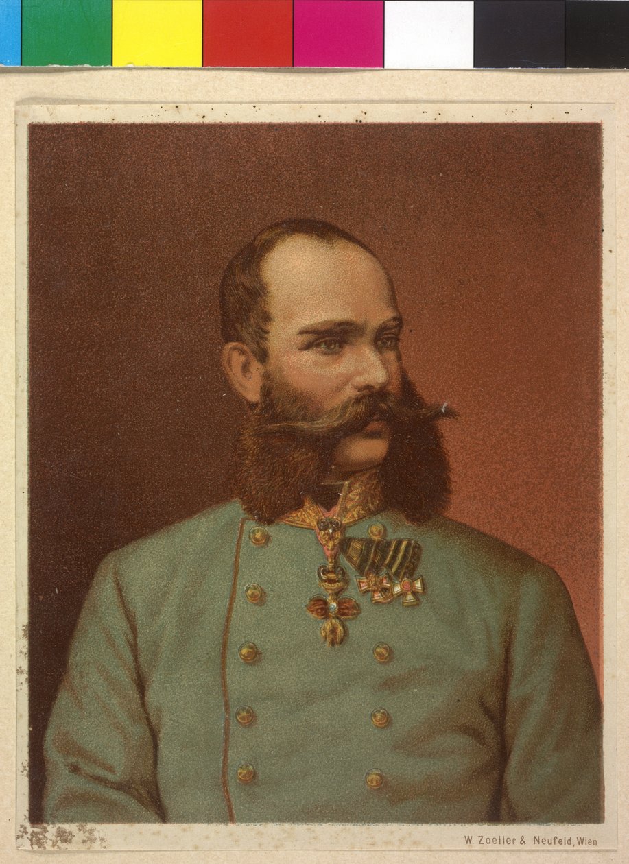 Rakouský císař František Josef I. od Unknown artist