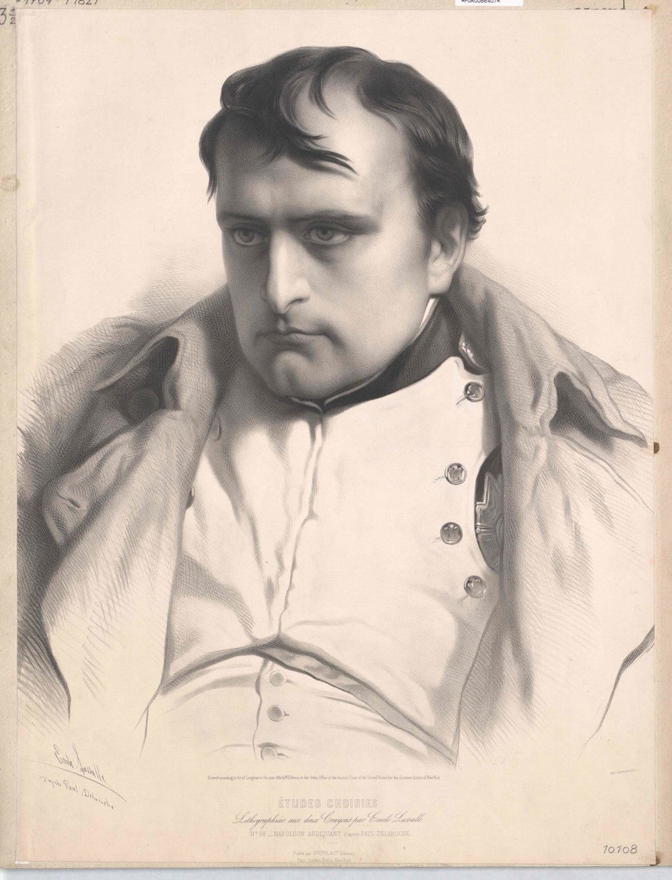 Francouzský císař Napoleon I Bonaparte (tisk) od Unknown artist