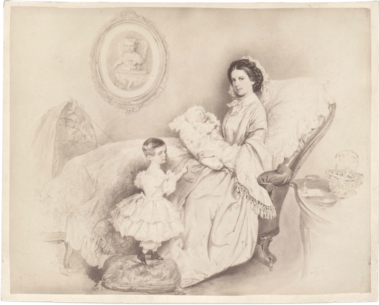 Rakouská císařovna Alžběta od Unknown artist