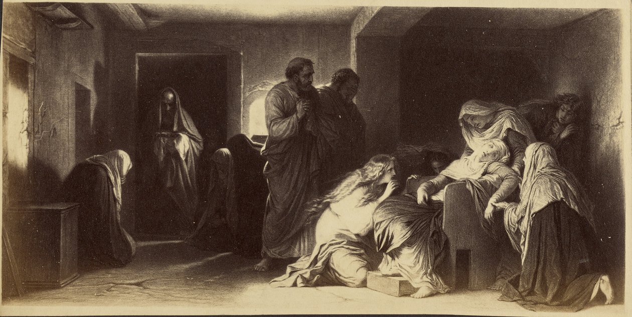 [Mdloby Panny Marie, Paul Delaroche] od Unknown artist