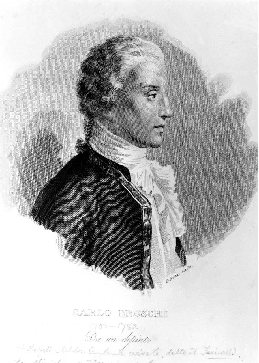 Farinelli (Carlo Broschi, dit; 1705 - 1782). od Unknown artist