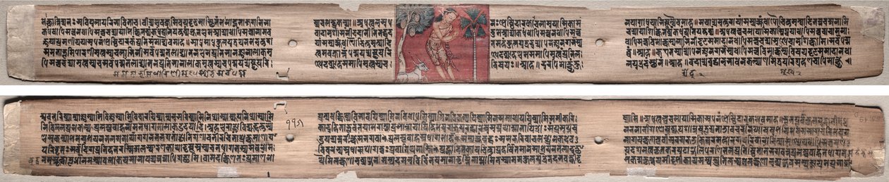 Folio 115, z Gandavyuha-sutry (Písmo Nejvyšší řady) od Unknown artist