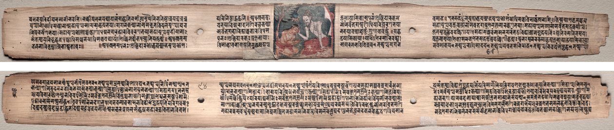 Folio 94, z Gandavyuha-sutry (Písmo Nejvyšší řady) od Unknown artist