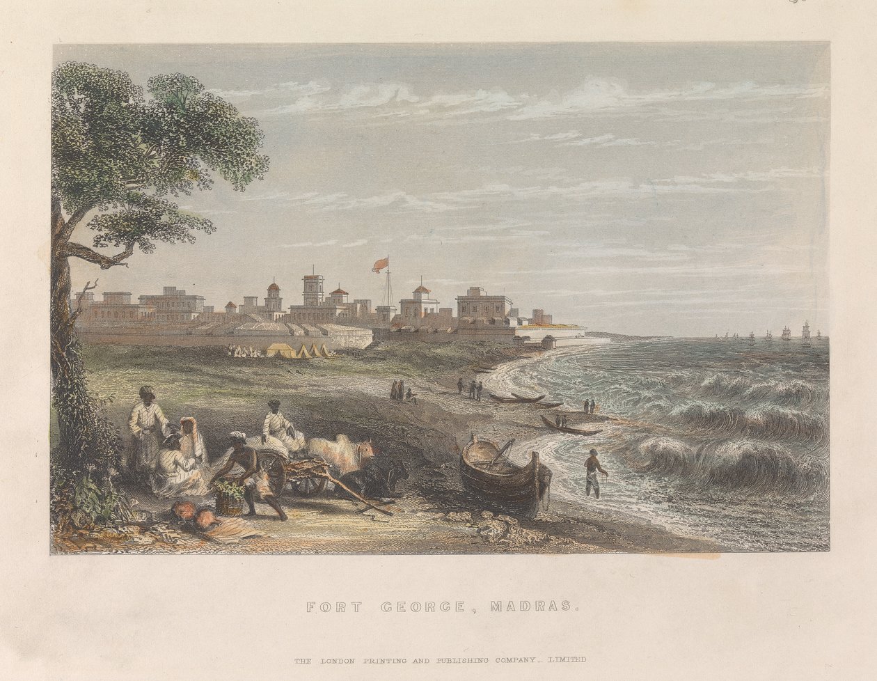Fort George, Madras od Unknown artist