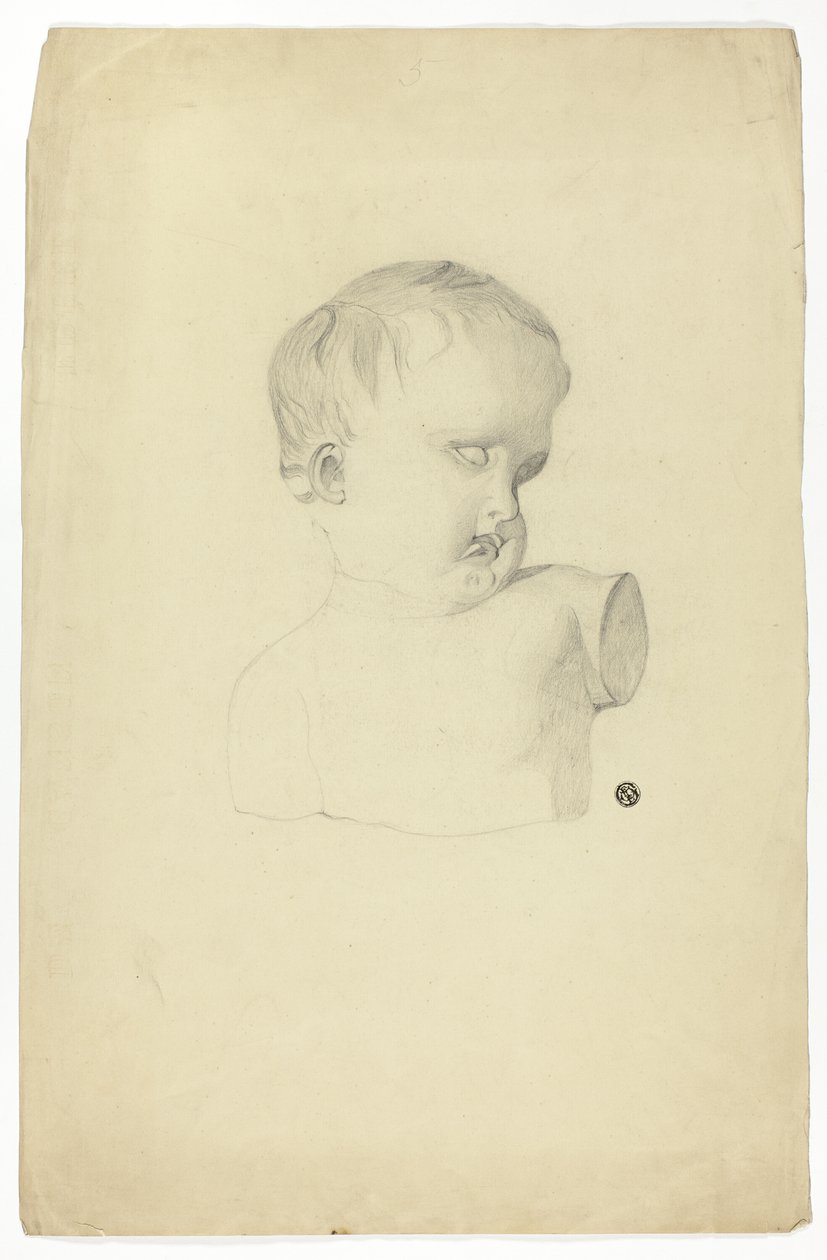 Fragment poprsí dítěte od Unknown artist