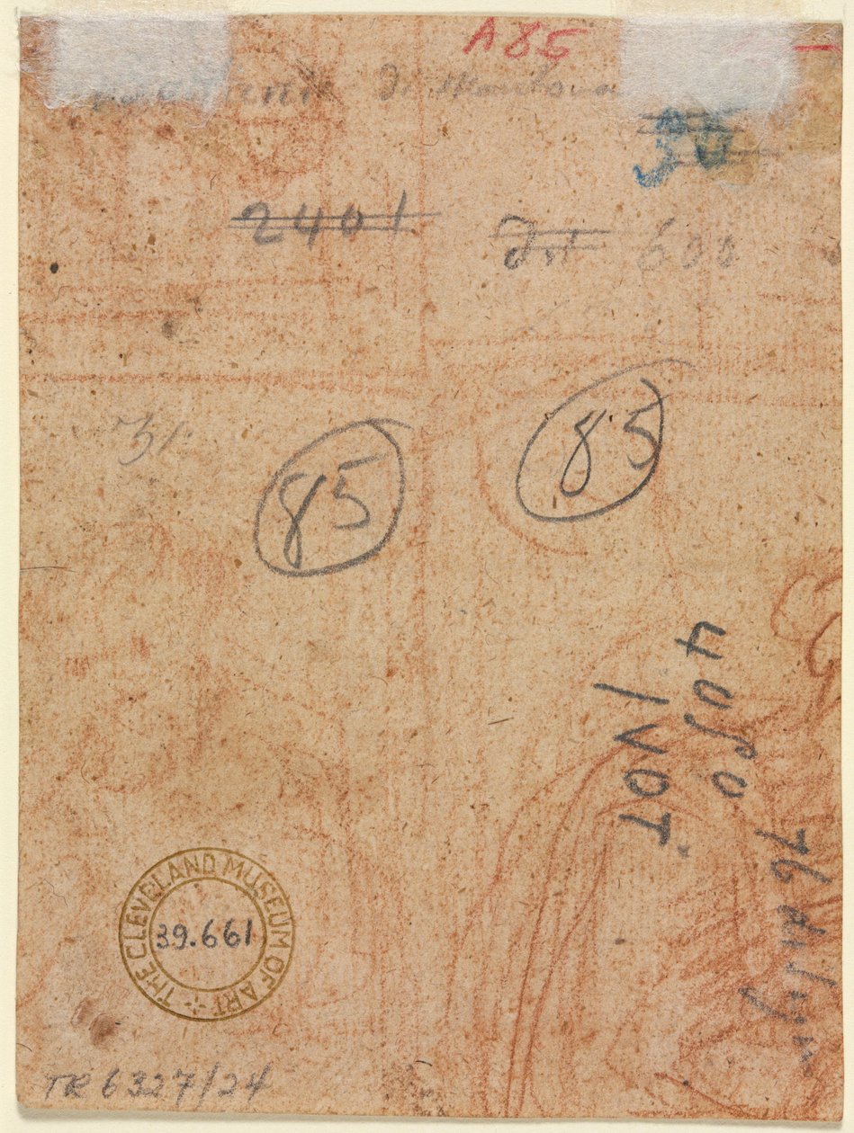 Fragment dvou figur (verze) od Unknown artist