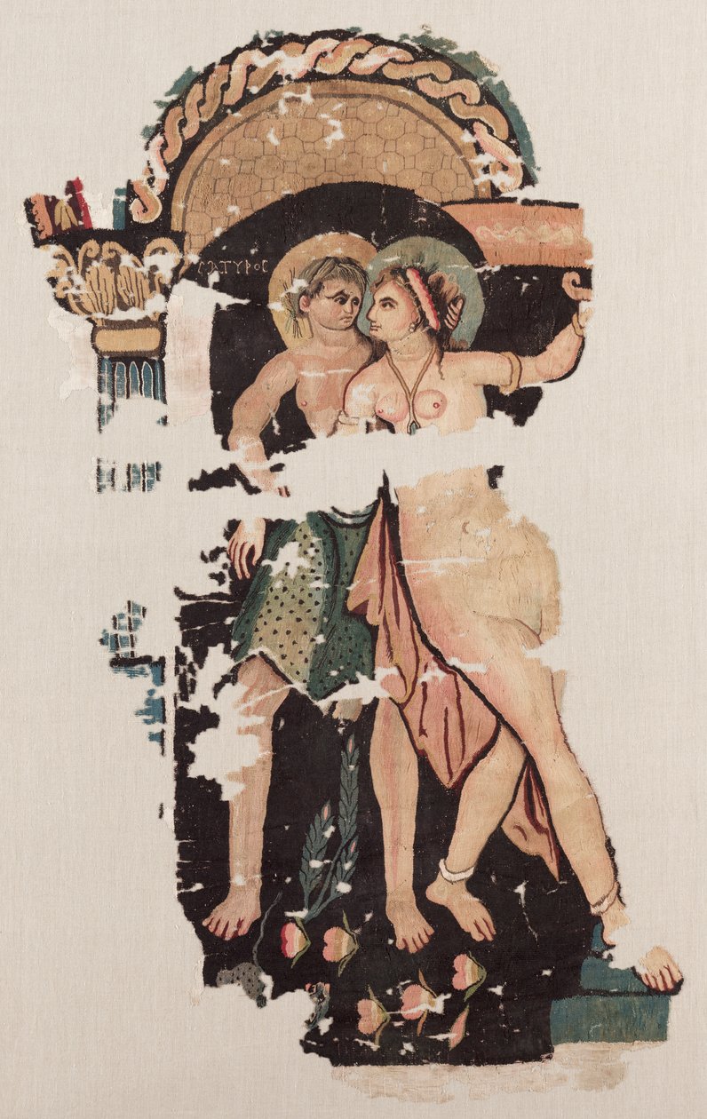 Fragment se Satyrem a Maenadem od Unknown artist