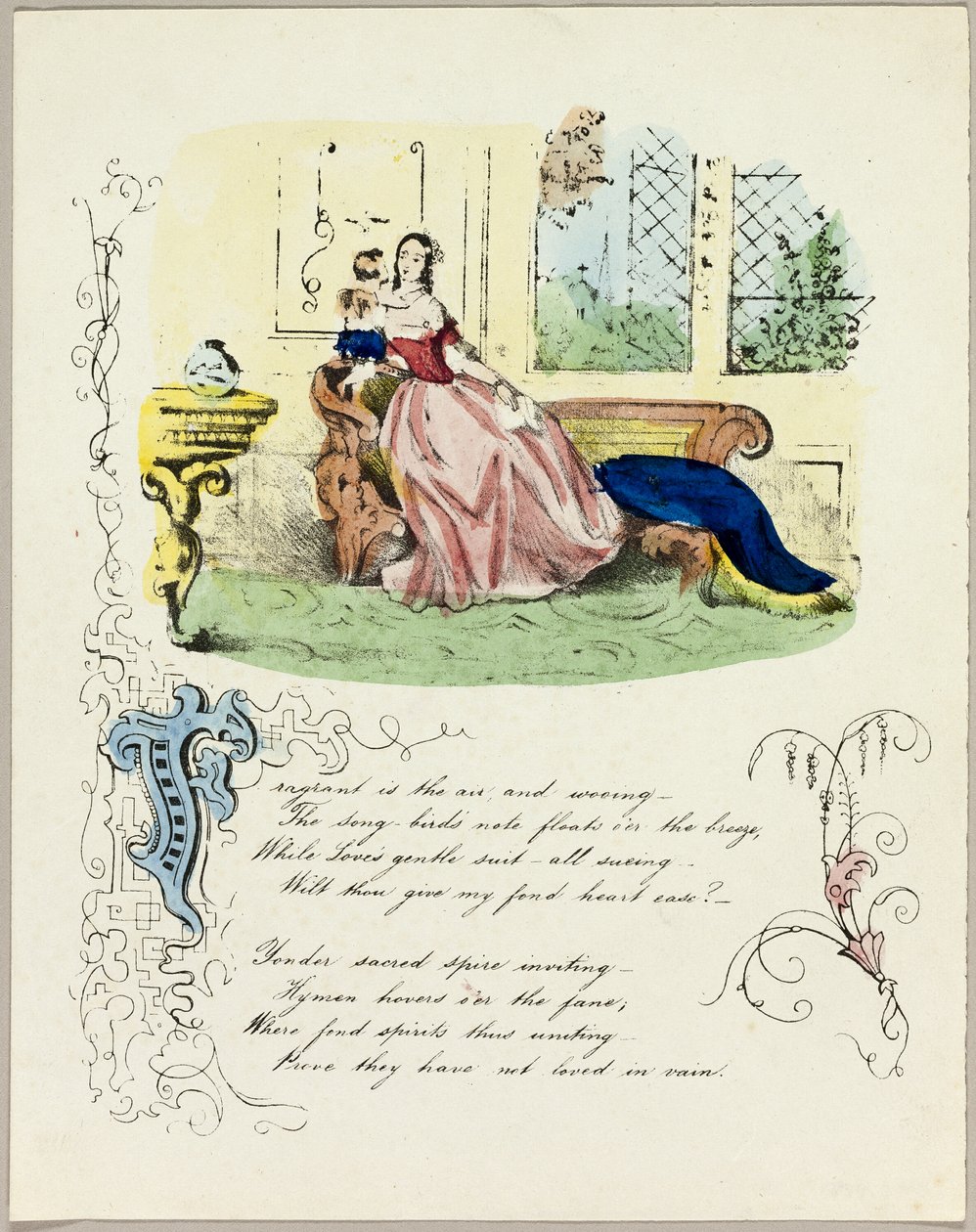 Vůně je vzduch a dvoření (valentýnka) od Unknown artist