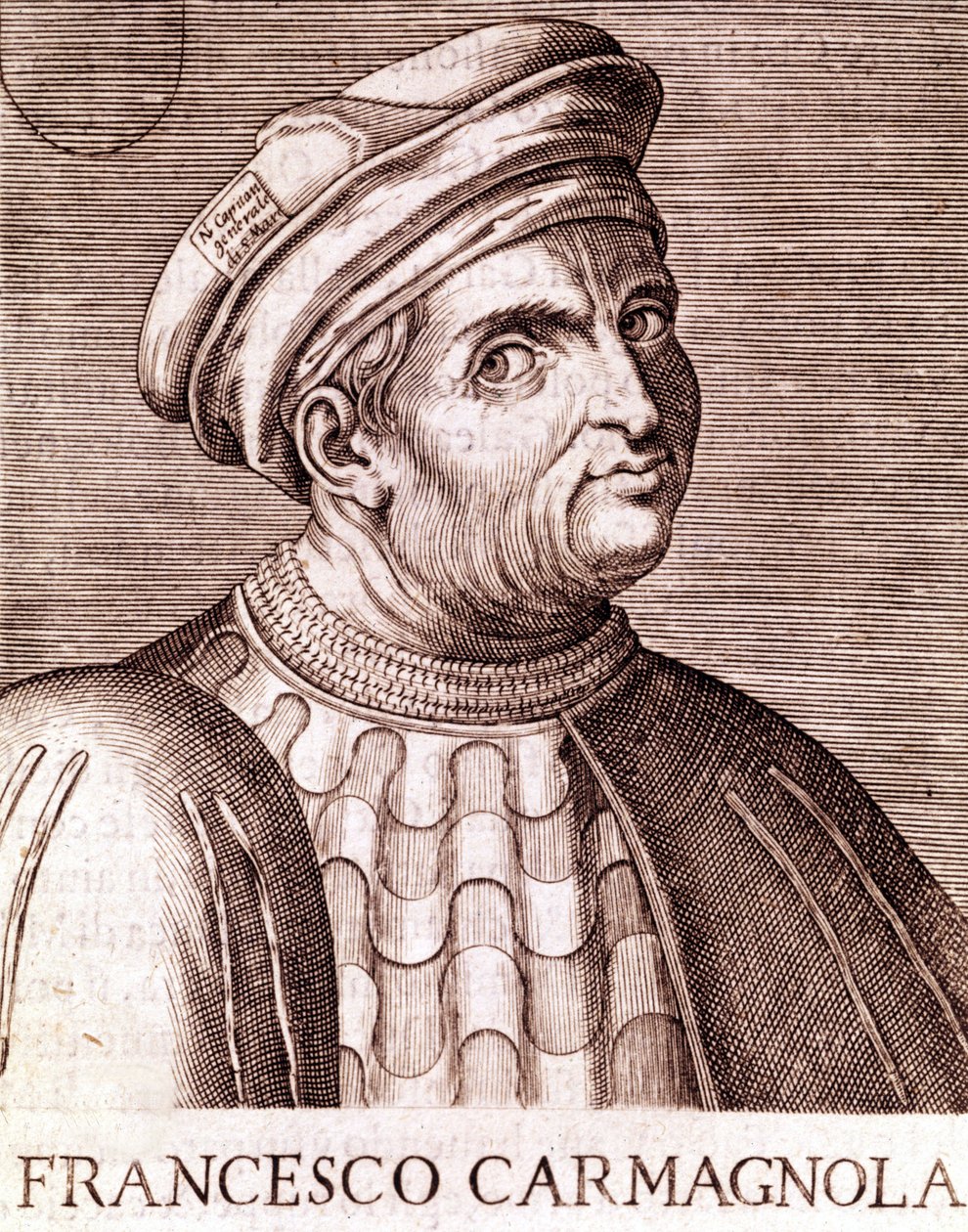 Francesco Bussone hrabě z Carmagnoly Condottiere Ital (Carmagnola 1385 v Benátkách 1432). od Unknown artist
