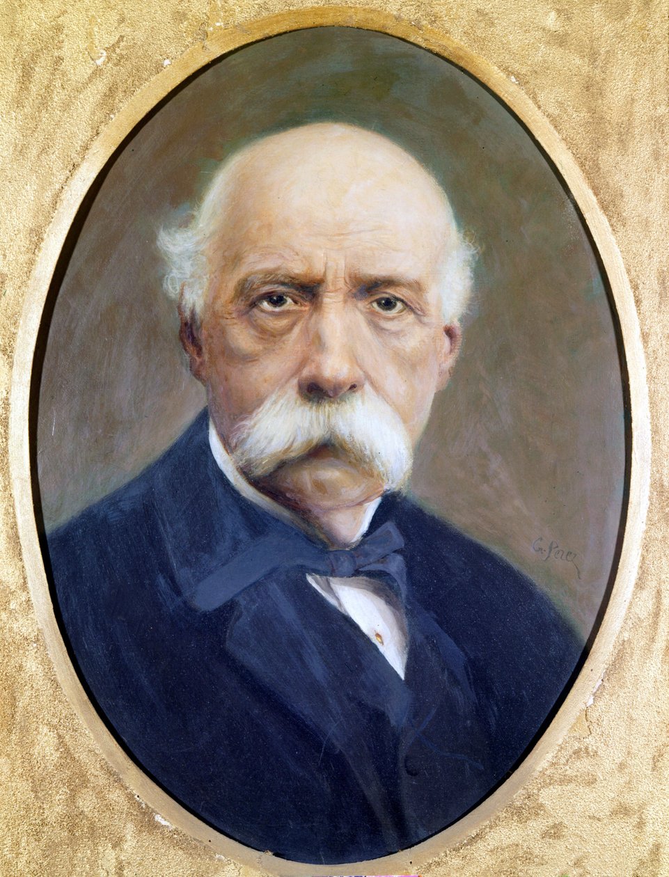 Francesco Crispi (1819 - 1901), italský politik. Obraz G. Pereze. Musee du Risorgimento v Římě. od Unknown artist