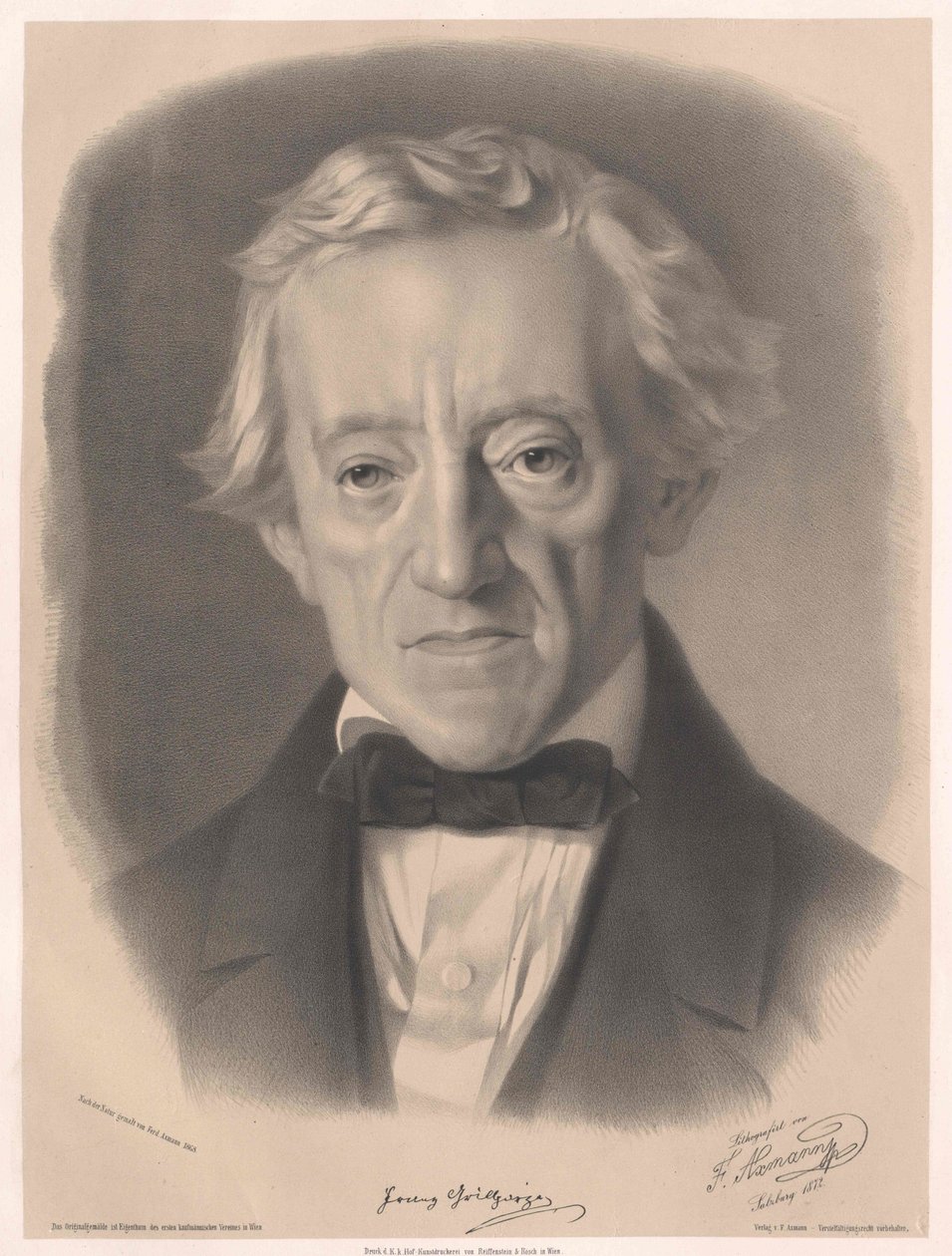 Franz Grillparzer (tisk) od Unknown artist