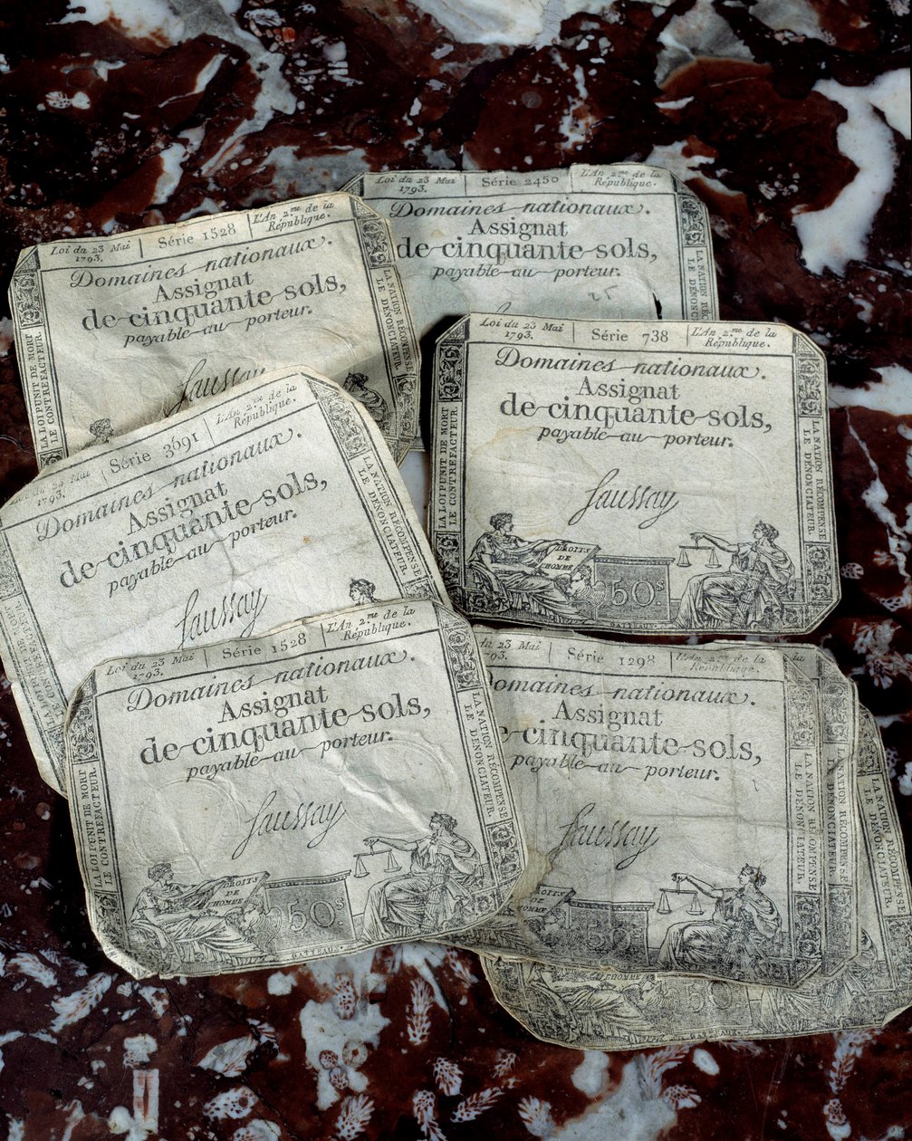 Francouzská revoluce: spousta revolučních úkolů. Soukromá sbírka z 18. století od Unknown artist