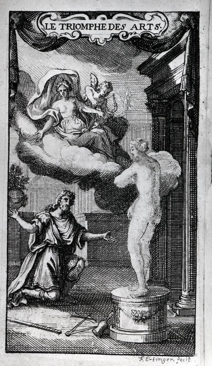 Libreto „“Le Triomphe des Arts”” Libreto Antoina Houdara (nebo Houdarta) de La Motte (1672 -1731) Hudba Michel de la Barre. 1700. od Unknown artist