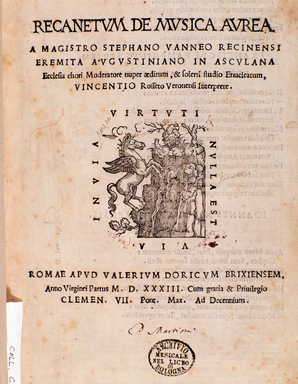 Frontispis Zlatého věku od Stephana Aurea od Unknown artist