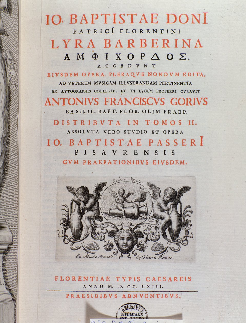 Frontispis Lyry Barberiny (rytina od Unknown artist