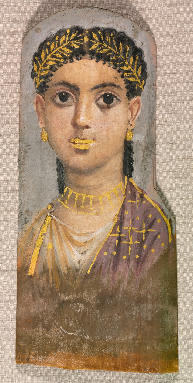 Pohřební portrét mladé dívky od Unknown artist
