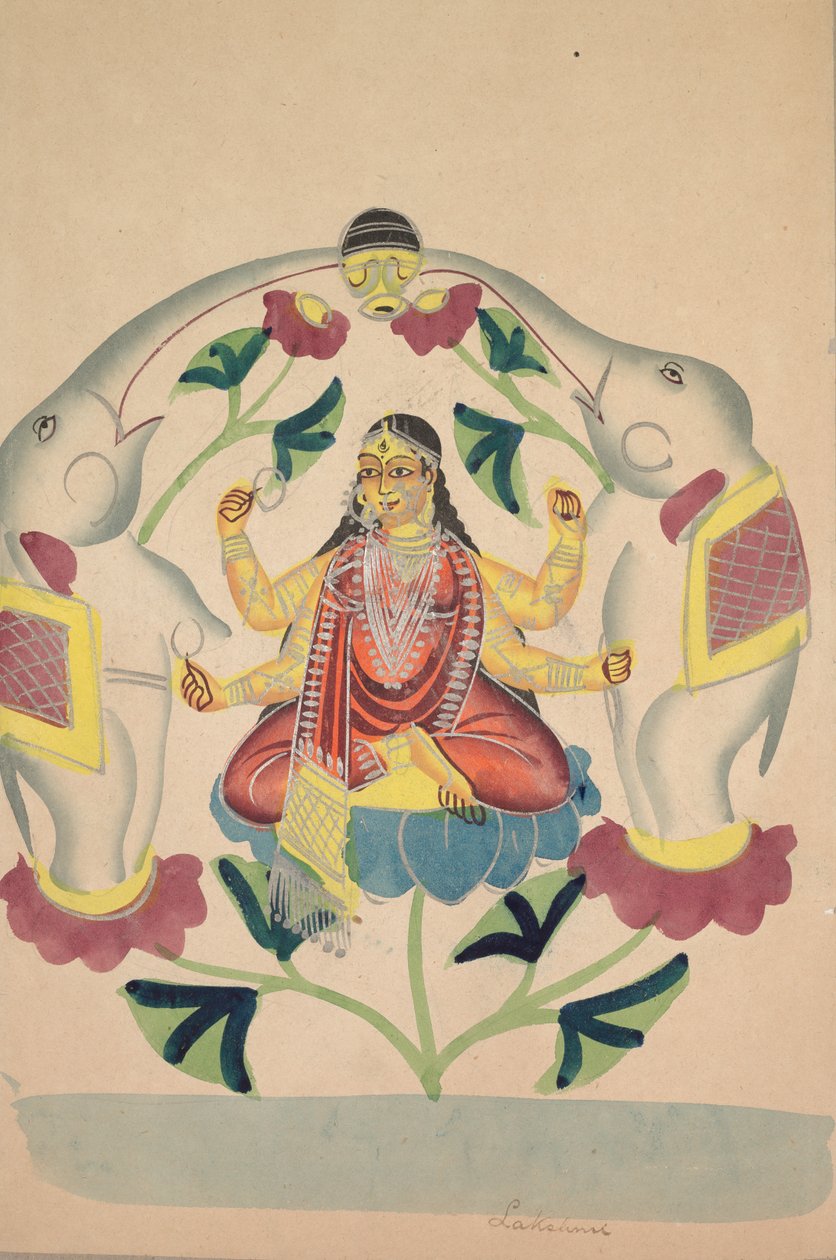 Gajalakshmi: Lakshmi se slony od Unknown artist