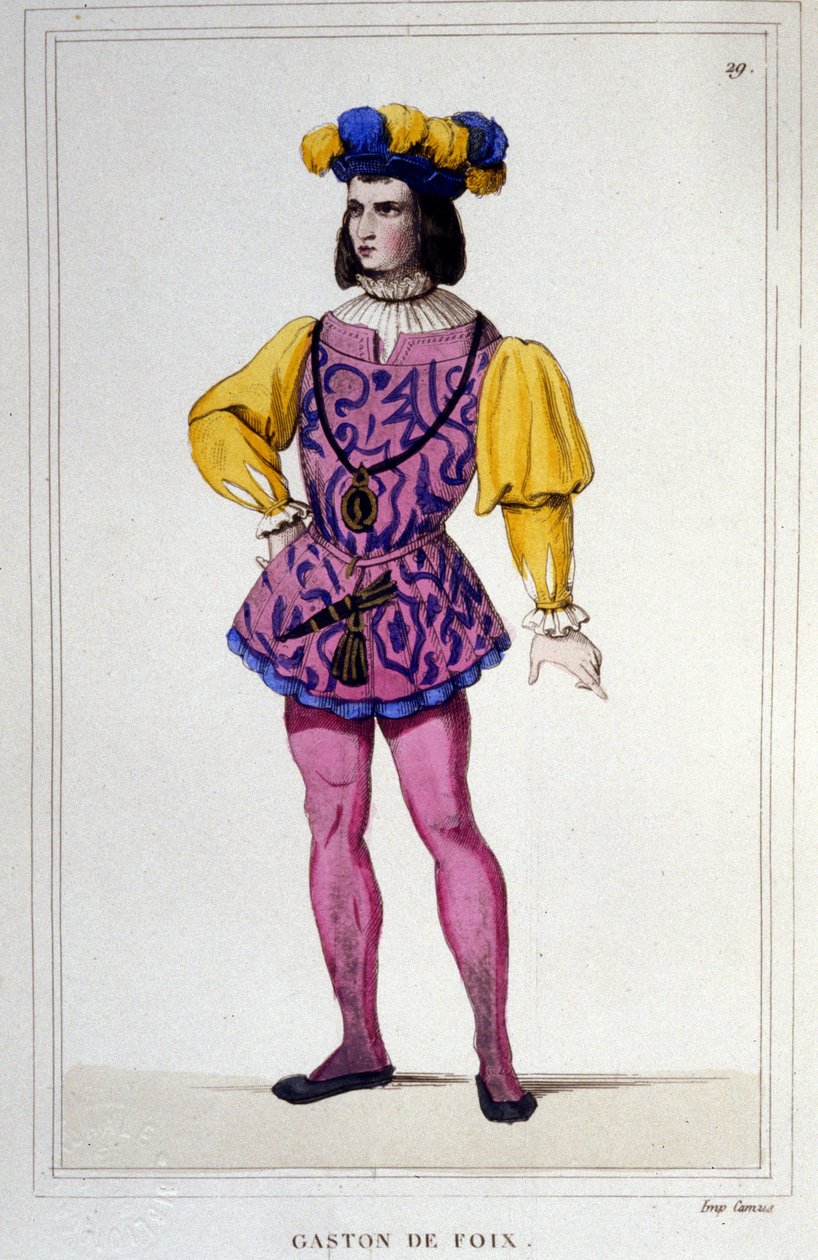Gaston de Foix, vévoda z Nemours Francouzský válečník (Mazères, Ariège od Unknown artist