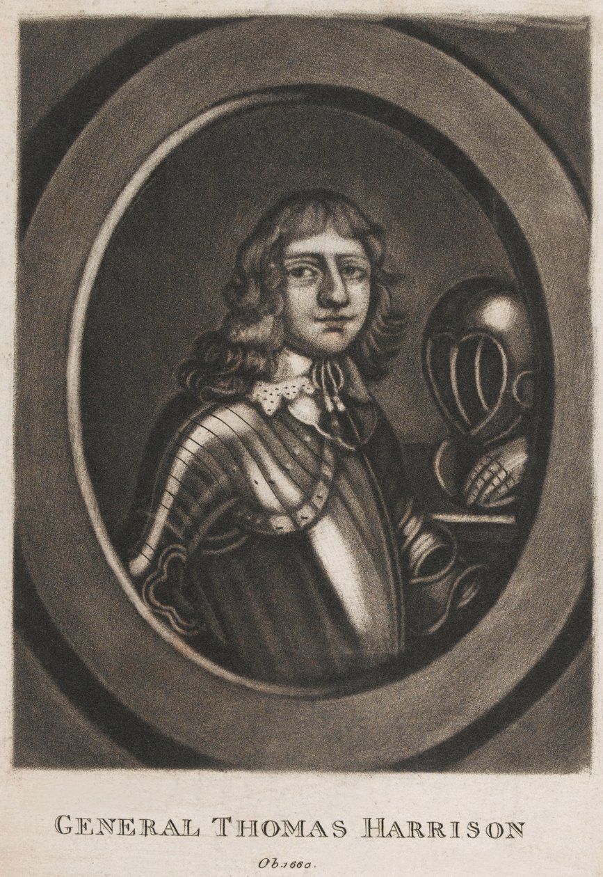 Generál Thomas Harrison od Unknown artist