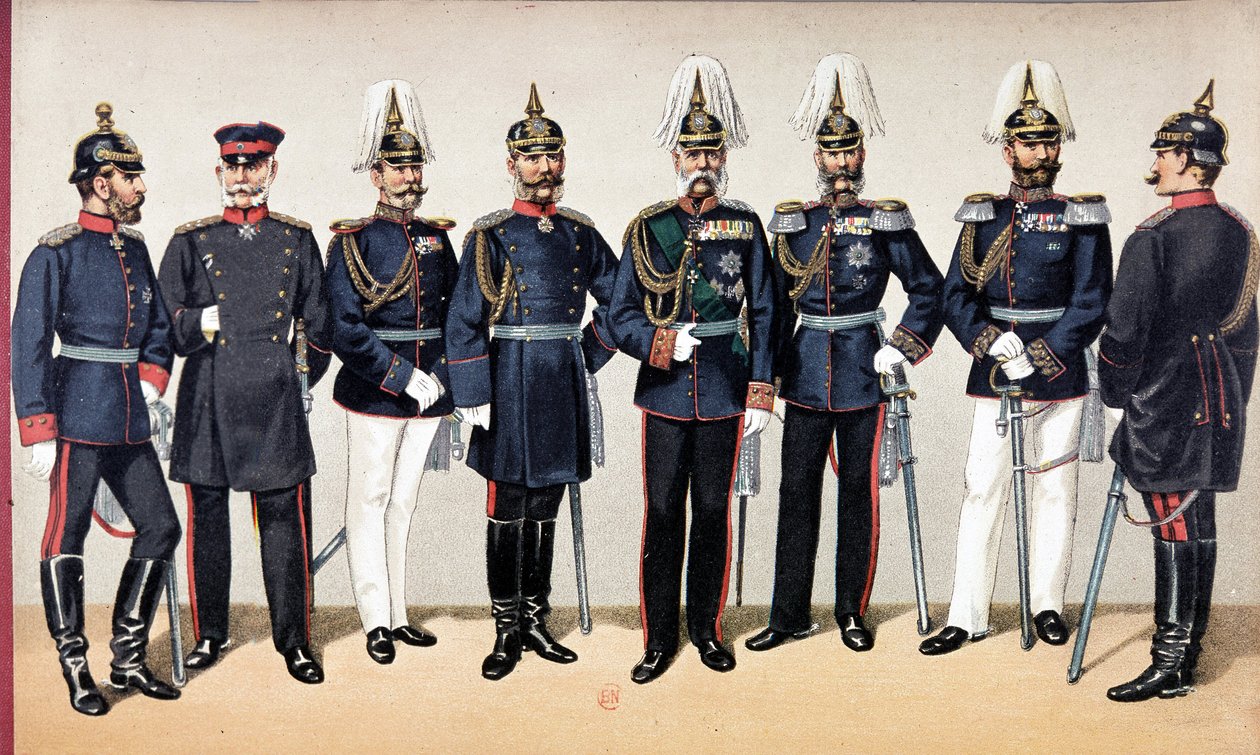 Německý vrchní štáb od Unknown artist