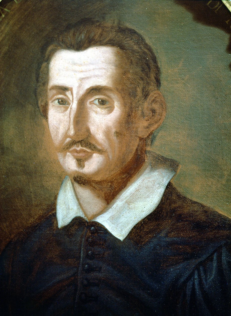 Gerolamo (Girolamo) Frescobaldi (1583 - 1643). Anonymní malování. Neapolská konzervatoř od Unknown artist